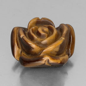 Tiger's eye naturale marrone da 12,35 ct, forma fantasia, opaco