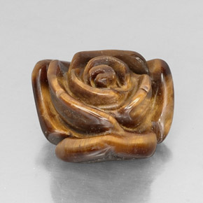 Tiger's eye naturale marrone da 11,19 ct, forma fantasia, opaco