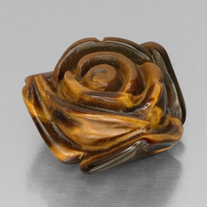 Tiger's eye naturale marrone da 13,91 ct, forma fantasia, opaco