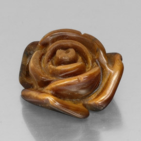 Tiger's eye naturale marrone da 11,50 ct, forma fantasia, opaco