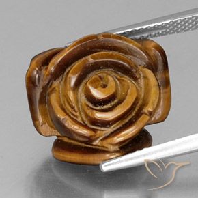 Occhio di tigre Marrone rossastro naturale da 11.38 ct, Taglio a fantasia, Opaco