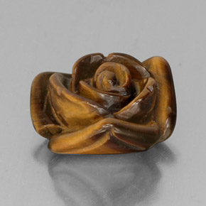 Tiger's eye naturale marrone da 9,49 ct, forma fantasia, opaco