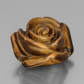 Tiger's eye naturale marrone da 12,52 ct, forma fantasia, opaco