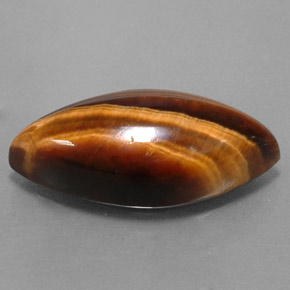 Tiger's eye naturale marrone da 8,51 ct, marchesa, opaco