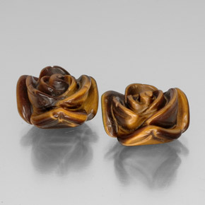 Tiger's eye naturale marrone da  ct, forma fantasia, opaco