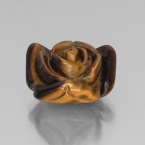 Tiger's eye naturale marrone da 9,94 ct, forma fantasia, opaco