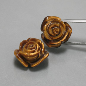 Tiger's eye naturale marrone da  ct, forma fantasia, opaco