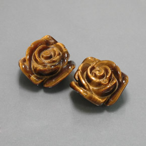 Tiger's eye naturale marrone da  ct, forma fantasia, opaco