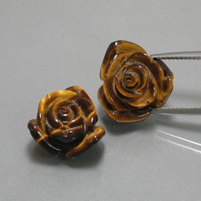 Tiger's eye naturale marrone da 23,41 ct, forma fantasia, opaco