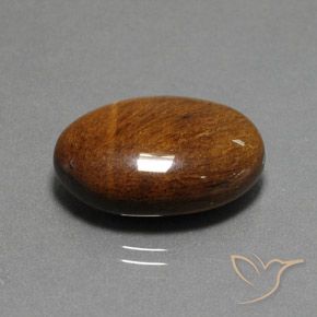 Occhio di tigre Marrone caldo naturale da 19.12 ct, Ovale, Opaco