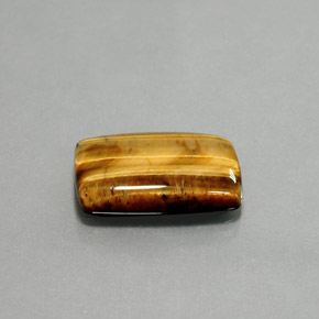 Occhio di tigre Oro Marrone naturale da 13.18 ct, Taglio a baguette, Opaco