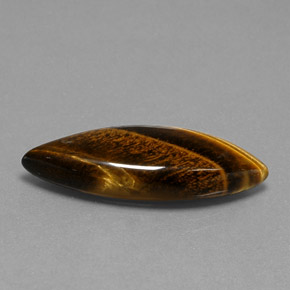 Tiger's eye naturale marrone da 16,23 ct, marchesa, opaco