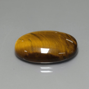 Occhio di tigre Oro Marrone naturale da 19.99 ct, Taglio ovale, Opaco