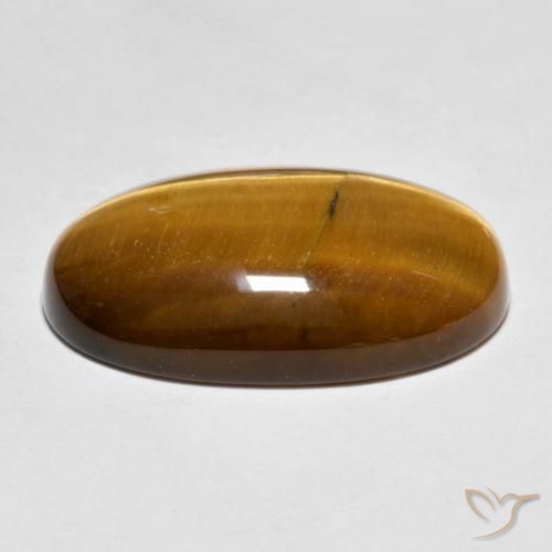 Occhio di tigre Marrone medio naturale da 20.45 ct, Ovale, Opaco