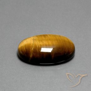 Occhio di tigre Marrone caldo naturale da 20.82 ct, Ovale, Opaco