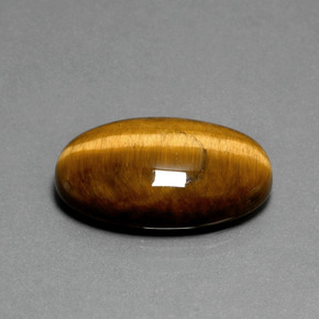 Occhio di tigre Oro Marrone naturale da 20.16 ct, Taglio ovale, Opaco