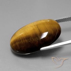 Occhio di tigre Marrone caldo naturale da 20.28 ct, Ovale, Opaco