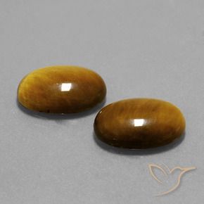 Gemme di Occhio di tigre Marrone dorato naturale da 9.06 ct, Ovale, Opaco