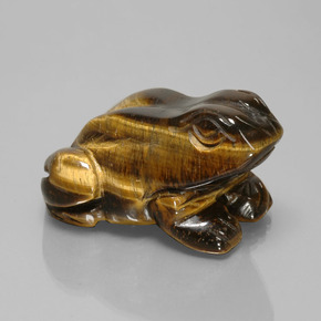 Tiger's eye naturale marrone da 284,94 ct, forma fantasia, opaco