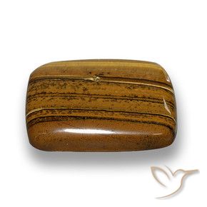 Occhio di tigre Pan di zenzero marrone naturale da 41.49 ct, Cuscino, Opaco