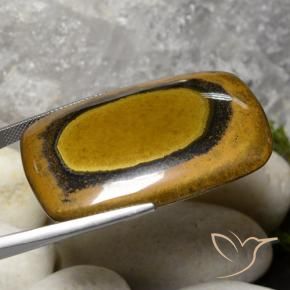 Occhio di tigre Marrone caldo naturale da 98.03 ct, Cuscino, Opaco