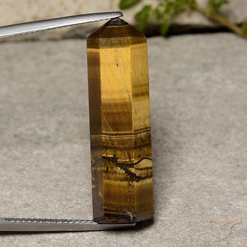 Occhio di tigre Marrone caldo naturale da 21.64 ct, Taglio a fantasia, Opaco