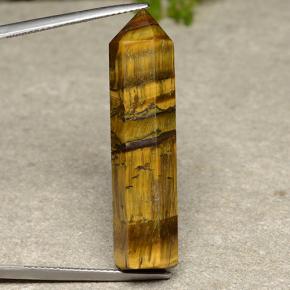 Occhio di tigre Marrone giallastro naturale da 24.29 ct, Forma fantasia, Opaco