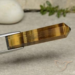 Occhio di tigre Marrone dorato naturale da 19.94 ct, Taglio a fantasia, Opaco