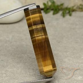 Occhio di tigre Marrone dorato naturale da 19.94 ct, Taglio a fantasia, Opaco