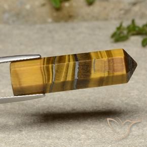 Occhio di tigre Marrone dorato naturale da 22.27 ct, Taglio a fantasia, Opaco