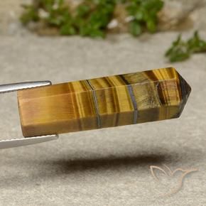 Occhio di tigre Marrone medio naturale da 21.50 ct, Taglio a fantasia, Opaco