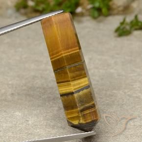 Occhio di tigre Marrone medio naturale da 21.50 ct, Taglio a fantasia, Opaco