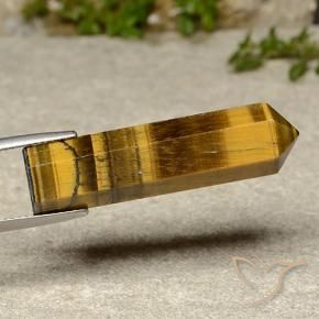 Occhio di tigre Marrone dorato naturale da 23.11 ct, Taglio a fantasia, Opaco