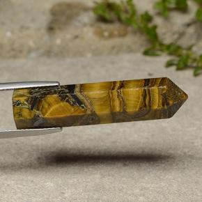 Tiger's eye naturale marrone da 23,84 ct, forma fantasia, opaco