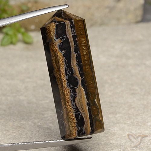 Occhio di tigre Marrone caldo naturale da 32.91 ct, Forma fantasia, Opaco