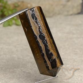 Occhio di tigre Marrone caldo naturale da 32.91 ct, Forma fantasia, Opaco