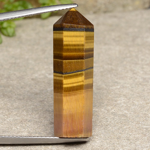 Tiger's eye naturale marrone da 18,73 ct, forma fantasia, opaco