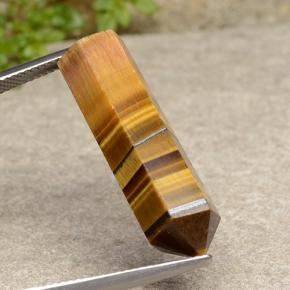 Tiger's eye naturale marrone da 18,73 ct, forma fantasia, opaco