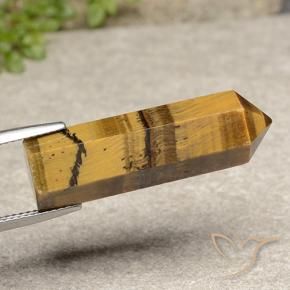 Occhio di tigre Marrone dorato naturale da 20.59 ct, Taglio a fantasia, Opaco