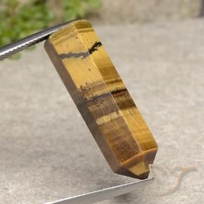 Occhio di tigre Marrone dorato naturale da 20.59 ct, Taglio a fantasia, Opaco