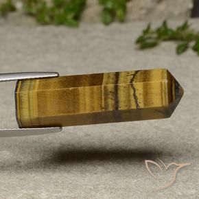 Occhio di tigre Marrone chiaro naturale da 25.09 ct, Taglio a fantasia, Opaco