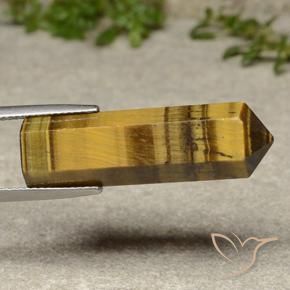 Occhio di tigre Marrone dorato naturale da 21.13 ct, Taglio a fantasia, Opaco