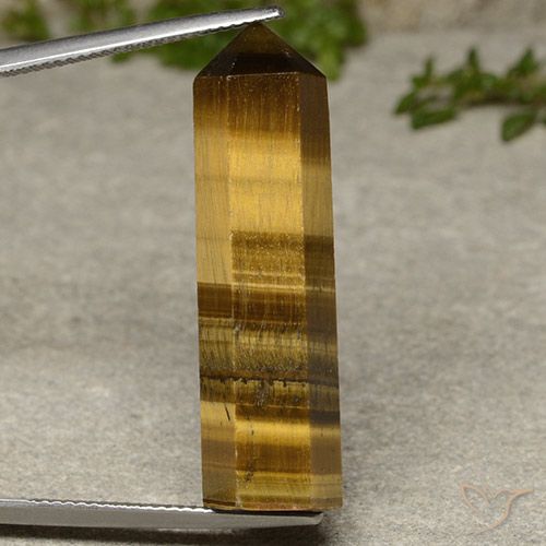 Occhio di tigre Marrone dorato naturale da 23.42 ct, Taglio a fantasia, Opaco
