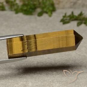 Occhio di tigre Marrone dorato naturale da 23.42 ct, Taglio a fantasia, Opaco