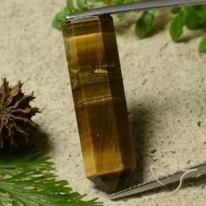 Occhio di tigre Pan di zenzero marrone naturale da 20.64 ct, Taglio a fantasia, Opaco
