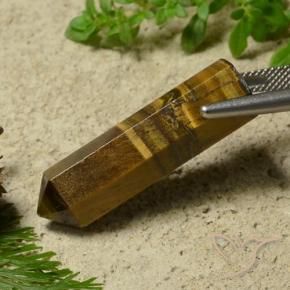 Occhio di tigre Pan di zenzero marrone naturale da 20.64 ct, Taglio a fantasia, Opaco