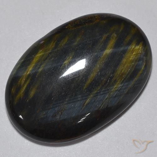 Occhio di tigre Oro Marrone naturale da 16.76 ct, Ovale, Opaco
