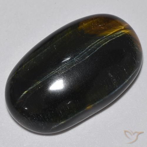 Occhio di tigre Oro Marrone naturale da 14.57 ct, Ovale, Opaco