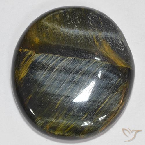 Occhio di tigre Oro Marrone naturale da 39.93 ct, Taglio ovale, Opaco