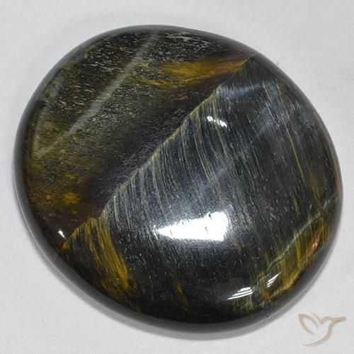 Occhio di tigre Oro Marrone naturale da 39.93 ct, Taglio ovale, Opaco